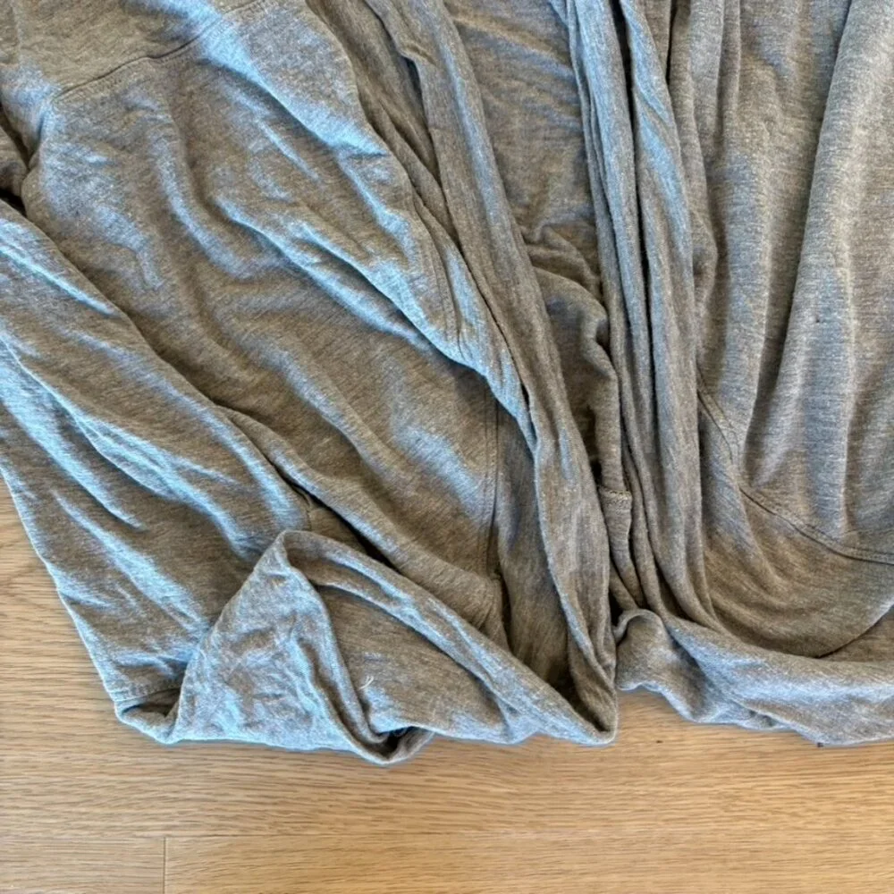 prAna Gray  Yoga Wrap Sweater Cardigan Size 3X - Picture 2 of 5